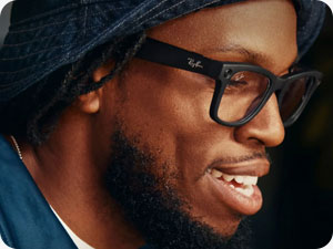 Gafas IA Ray-Ban Meta Wayfarer Negro Mate Polarizadas - Grande