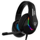 Auriculares Gaming RGB Phoenix X-IO Negros con cable jack y adaptador