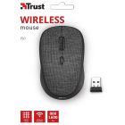 TRUST WIRELESS MOUSE  YVI - BLACK TEJIDO (NEGRO) (SENSOR OPTICO DE 800 - 1.600 PPP REALES)