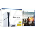 CONSOLA WHITE SLIM EDITION + DUALSENSE (1TB) + BATTLEFIELD 6