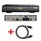 Receptor Satélite Viark SAT HD + Cable HDMI