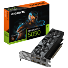 GIGABYTE GeForce RTX 5050 OC Low Profile 8G Tarjeta Gráfica - 8GB GDDR6, 128bit, PCI-E 5.0, 2587MHz Frecuencia del núcleo, 2 x DP, 2 x HDMI, NVIDIA DLSS 4, GV-N5050OC-8GL