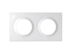 Sonoff EF2G Blanco - Marco doble para interruptores inteligentes de pared