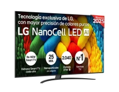 TV LG 86NANO81A6A NanoCell 86" 4K Ultra HD Smart en Color Negro