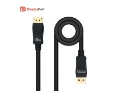 Cable DisplayPort VESA 1.4 Negro 0.5 M NanoCable DP/M-DP/M