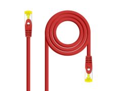 Cable de Red Latiguillo CAT6A SFTP RJ45 0.25M Rojo Nanocable
