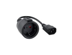 Adaptador Nanocable C14/M a CEE7/H 50 cm - Conectividad