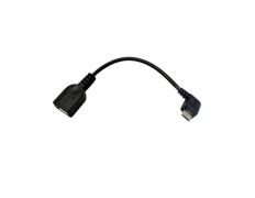 Cable Host OTG acodado tipo Micro B/M-A/H 15 cm Nanocable