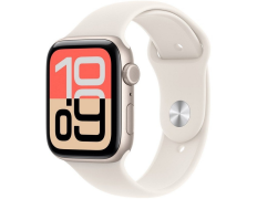 APPLE WATCH SE 3 44mm CAJA ALUMINIO CELL CORREA DEPORTIVA BLANCA M/L