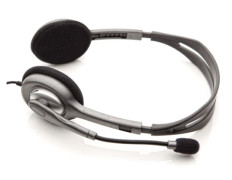 Auricular Logitech H110 con Microfono Supresion de Ruido Gris - Multimedia