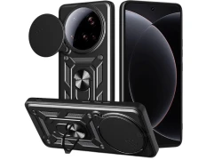 Funda Armadura Militar Xiaomi 15 Ultra 5G con Protección de Cámara y Soporte Metálico