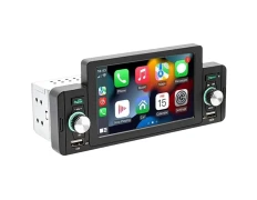 Autorradio SWM 160C 5 pulgadas Bluetooth Carplay USB Negro 1 DIN