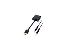 Conversor HDMI a VGA + Audio 10 cm Negro - Nanocable