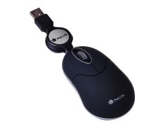 Ratón Óptico Retráctil para Notebook - Negro NGS