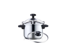 Olla Inox Plus Haeger 6L con Válvula Rotativa