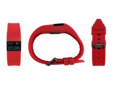 PULSERA SMART ROJO + PULSOMETRO BILLOW