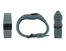 PULSERA SMART GRIS + PULSOMETRO BILLOW