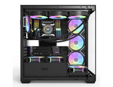 CAJA SEMITORRE ATX DS900 RGB Negro - darkFlash