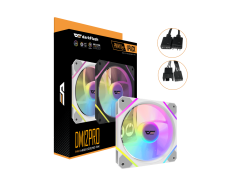 VENTILADOR AUXILIAR DARKFLASH DM-12 120 PRO A-RGB BLANCO