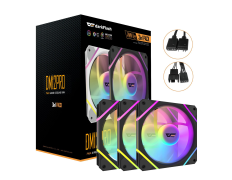 VENTILADORES AUXILIAR 3 KIT DM-12 120 PRO A-RGB NEGRO DARKFLASH