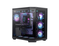 CAJA SEMITORRE ATX DARKFLASH DQX80 RGB NEGRO