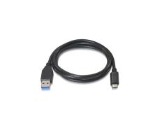 Cable USB-C 10Gbps 3A 1.0m Negro - Nanocable
