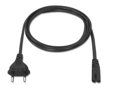 Cable Alimentación Forma 8 Negro Nanocable
