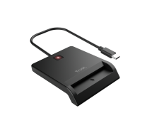 LECTOR TARJETAS EXTERNO USB-C PRIMO NEGRO TRUST