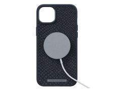 Funda MagSafe iPhone 14 Piel de Salmón Negro NJORD - Accesorio Smartphone