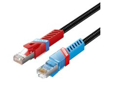 Cable de Red Gaming Vention CAT.8, RJ45 SFTP AWG26 1m Negro