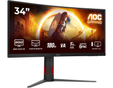 MONITOR GAMING AOC CURVO WQHD 180Hz - Modelo CU34G4