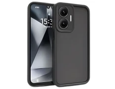 Funda Xiaomi Poco F7 Square Liquid Premium Negro - Protección Elegante y Resistente