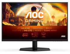 Monitor AOC 27G42E IPS FHD 27" 180Hz VESA 100x100 Negro HDMI DP 0.5MS - Negro
