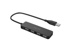HUB 4 Puertos USB 2.0 Negro - Marca APPROX