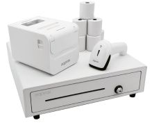 Kit TPV ApproxCash01 Blanco + Scan AppLS11ASWH + Imp. Term. AppPOS80AMUS + Papel CYT8060B