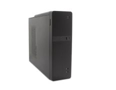 CAJA MICROATX SLIM COOLBOX T310 - Negro, 300BZ Fuente - GPU 225max Low Profile