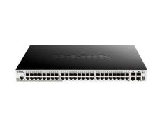 D-LINK SWITCH 48 PUERTOS 10/100/1Gbit +4 10 Gbit SFP+  PoE+
