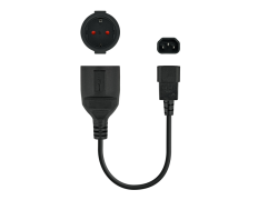 ADAPTADOR C14/M A CEE7/H 25 CM NANOCABLE