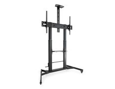 SOPORTE SUELO CON REGULACIÓN PARA MONITORES DE 60''-100'' NEGRO TOOQ