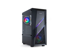 CAJA ATX NEGRA Tooq TQGCC102-B "BIOHAZARD" ATX/Micro ATX/Mini ITX FRONTALED RGB V