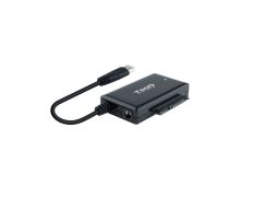 ADAPTADOR SATA USB 3.0 USB-A NEGRO TOOQ para Discos Duros 2.5''-3.5''