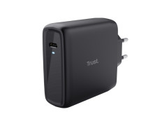TITLE: TRUST CARGADOR PARED/VIAJE USB-C 100W NEGRO MAXO
