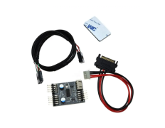 Adaptador USB 9 Pin a USB 2.0 de 1 o 2 - 30 cm - Marca TOOQ