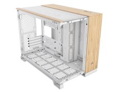 CAJA CORSAIR MICROATX 2500X TG BLANCA/BAMBÚ