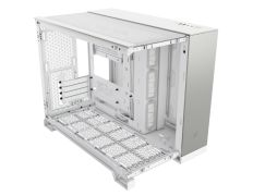 CAJA CORSAIR MICROATX 2500X TG WHITE/SATIN GRAY ALUMINUM