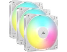 VENTILADOR CORSAIR AUXILIAR RS120 A-RGB 120MM WHITE TRIPLE PACK