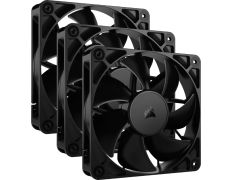 Ventilador Auxiliar Corsair RS120 120mm Black Triple Pack