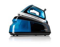 CENTRO DE PLANCHADO HAEGER BLUE STEAM 2.200W NEGRO/AZUL