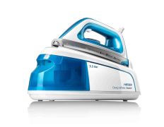 CENTRO DE PLANCHADO HAEGER BLUE STEAM 2.200W AZUL/BLANCO