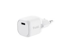 CARGADOR TRUST USB-C 20W BLANCO COMPATIBLE PD Y PPS 3A